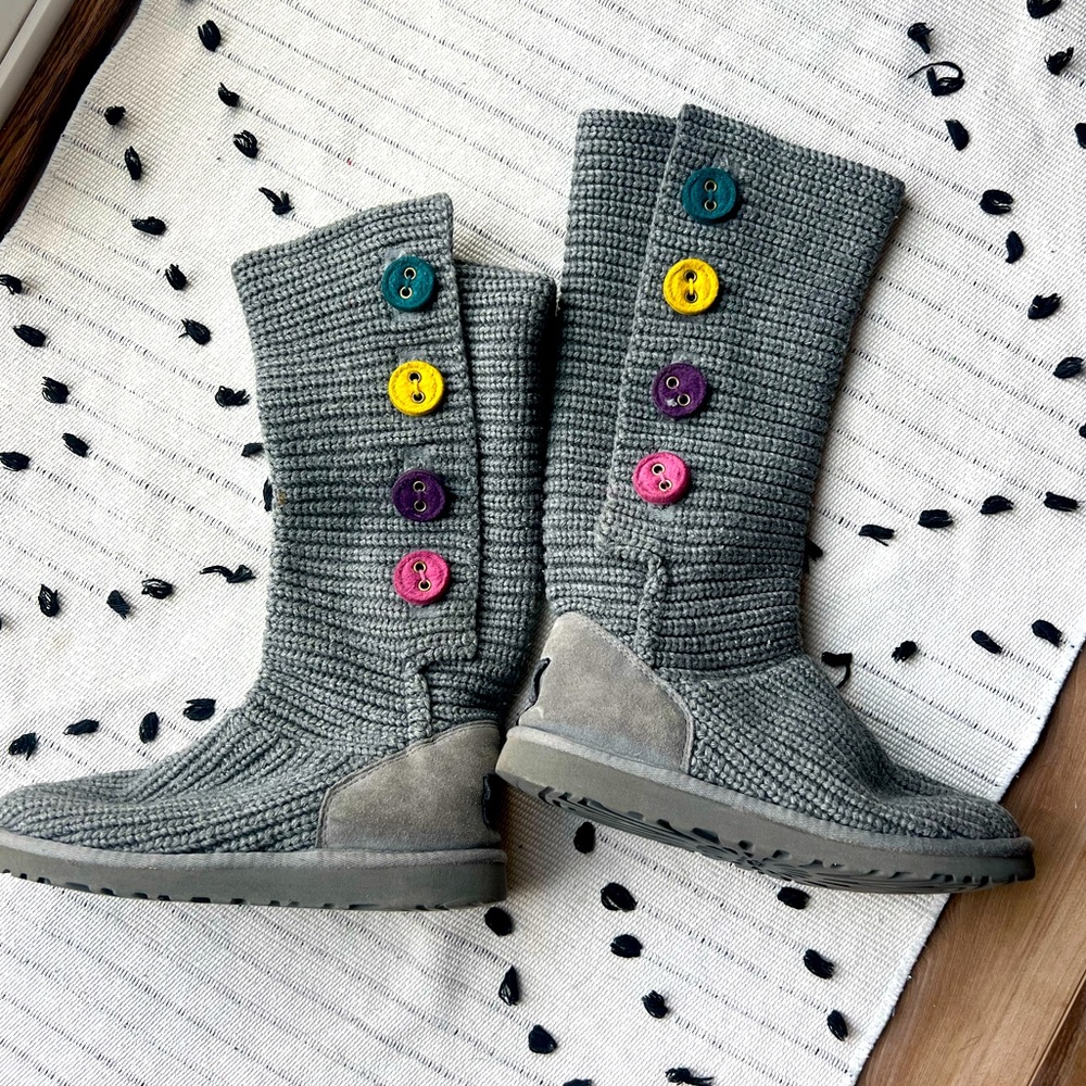 UGG Gray Cardy Boots Size:8